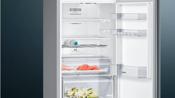 iQ300 Frigo-congelatore combinato da libero posizionamento 186 x 60 cm Inox-easyclean - immagine 4