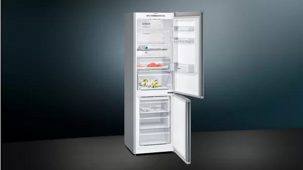 iQ300 Frigo-congelatore combinato da libero posizionamento 186 x 60 cm Inox-easyclean - immagine 7