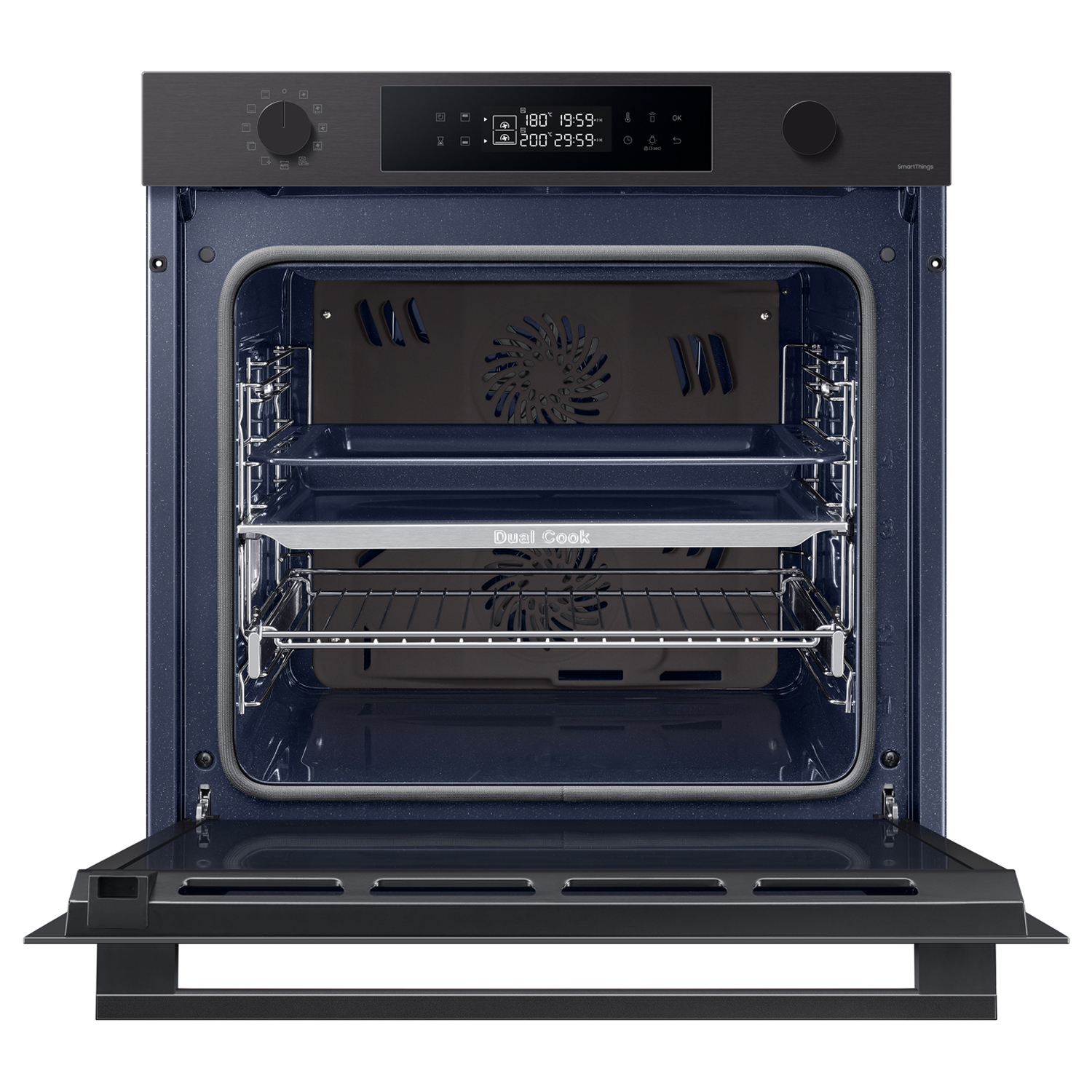 Samsung NV7B4440VBB Forno ad incasso Dual Cook Serie 4 76 L A+ Black Inox - immagine 3