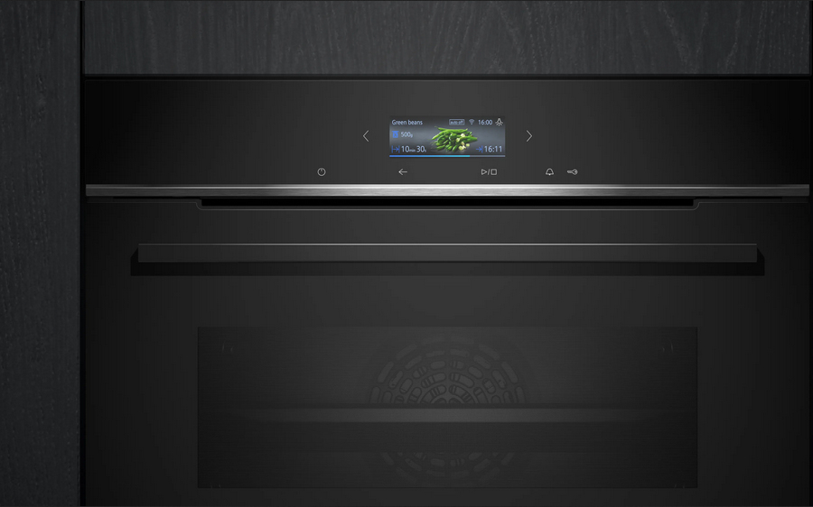 Siemens iQ700 HB734G1B1 forno 71 L 3600 W A+ Nero - immagine 2