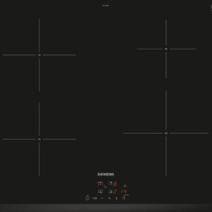 Siemens iQ100 EU63KBEB5E piano cottura Nero Da incasso 60 cm Ceramica 4 Fornello(i)