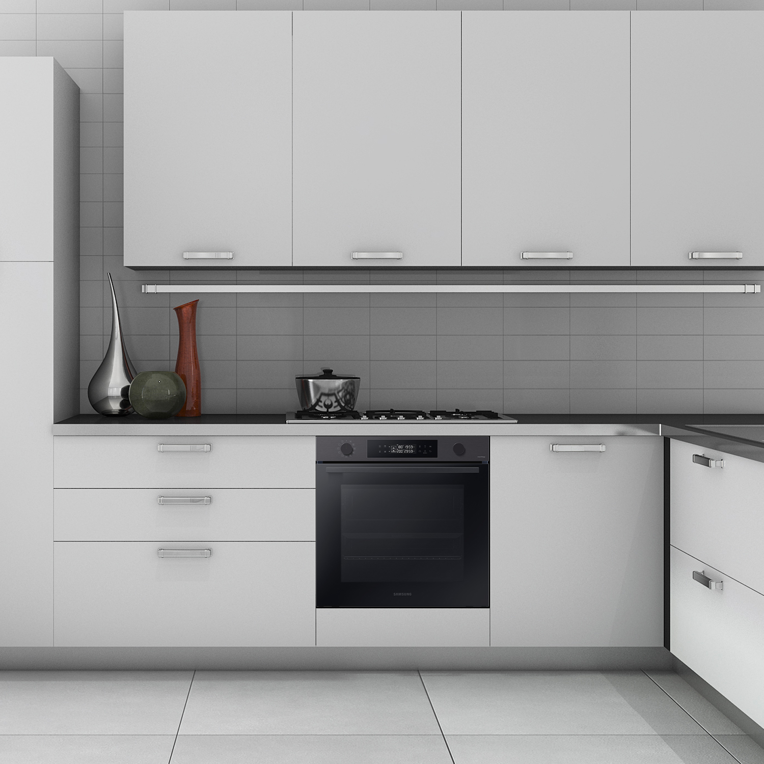 Samsung NV7B4440VBB Forno ad incasso Dual Cook Serie 4 76 L A+ Black Inox - immagine 8