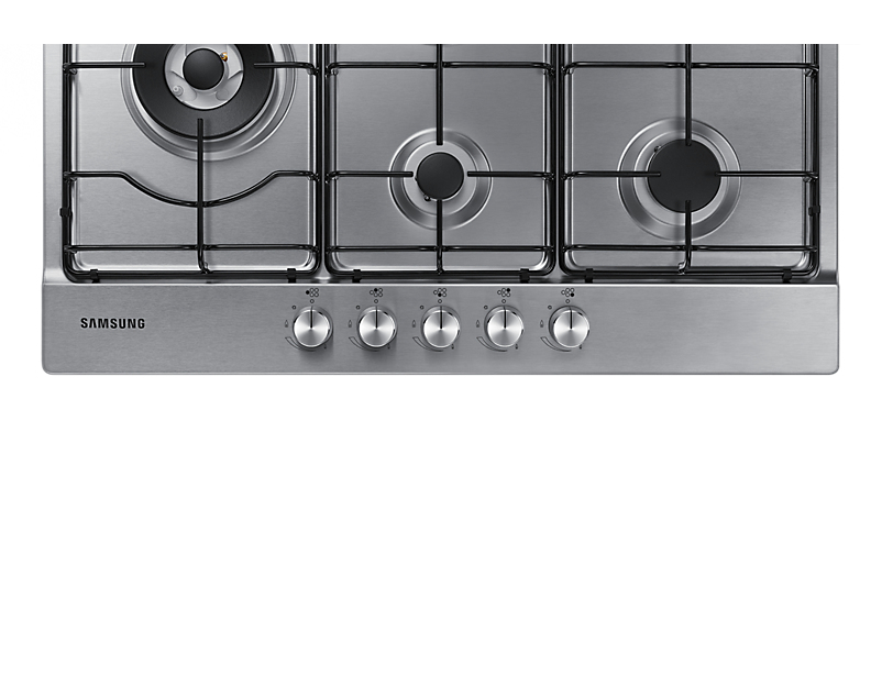 Samsung NA75M3130AS Nero, Acciaio inossidabile Da incasso Gas 5 Fornello(i) - immagine 4