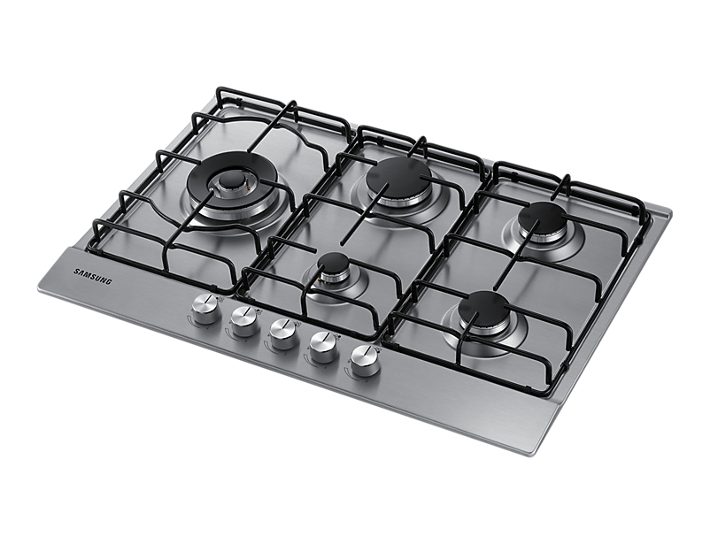 Samsung NA75M3130AS Nero, Acciaio inossidabile Da incasso Gas 5 Fornello(i) - immagine 2