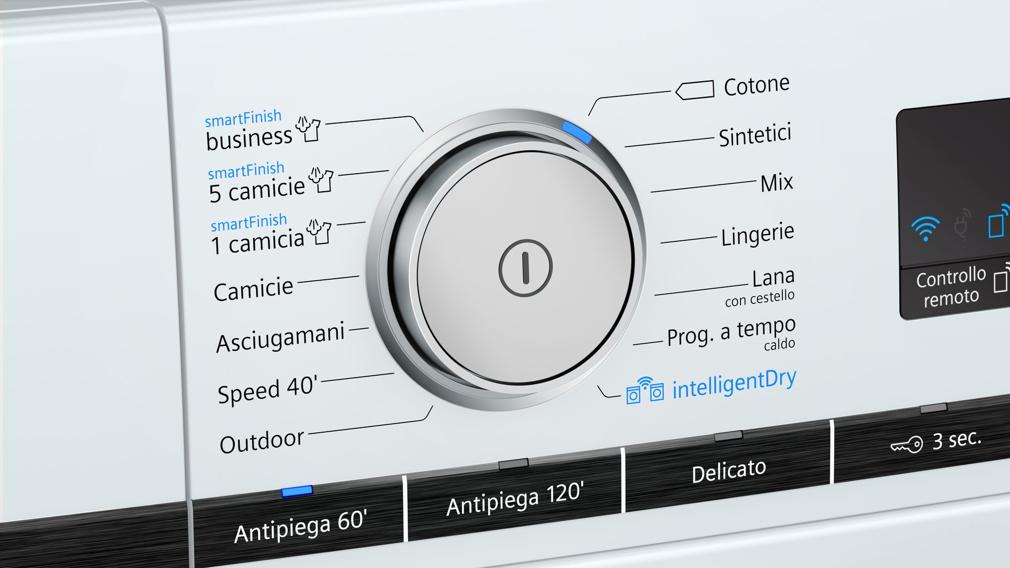 Siemens iQ700 WT47XKH9IT asciugatrice Libera installazione Caricamento frontale 9 kg A+++ Bianco - immagine 2