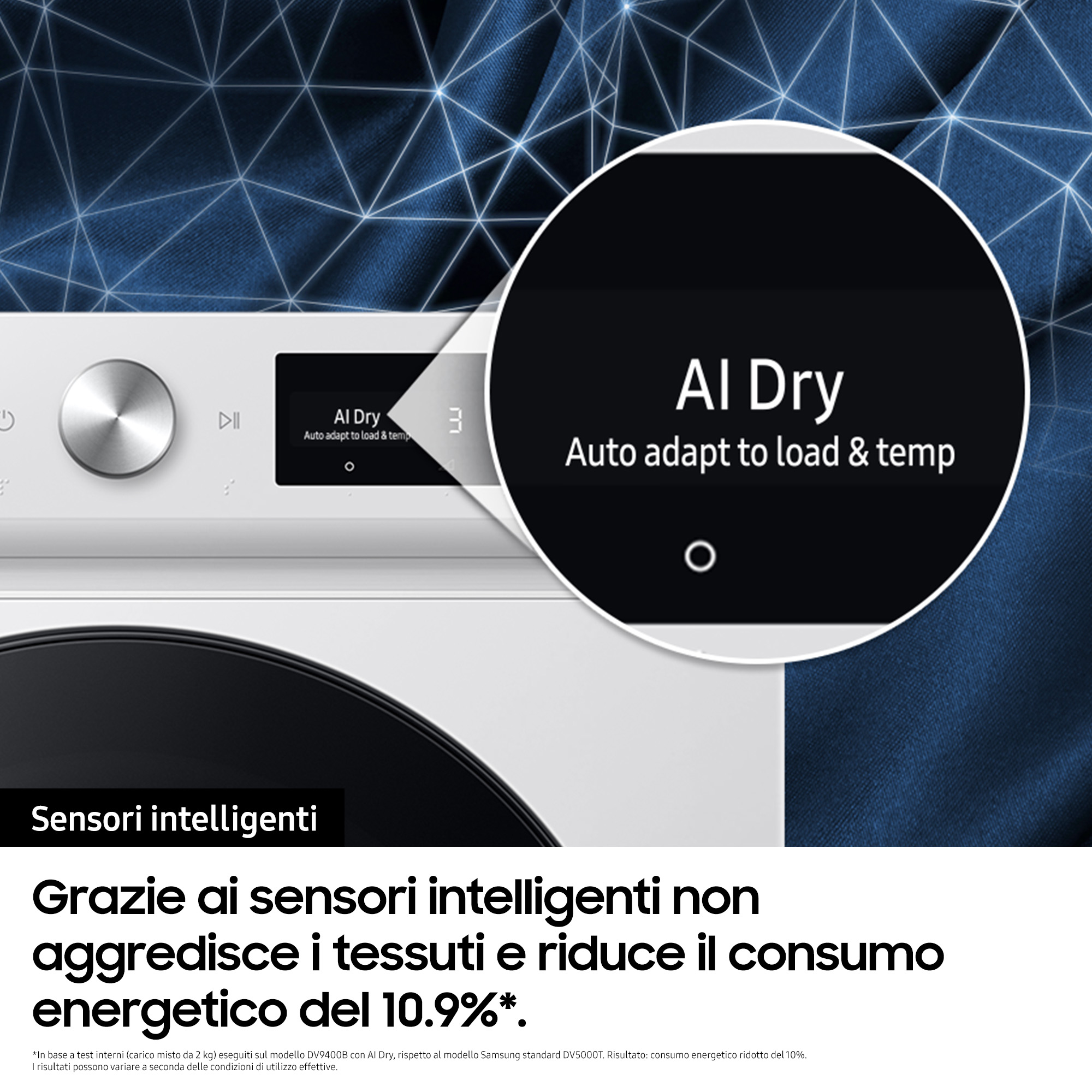 Samsung Asciugatrice BESPOKE AI™ QuickDry 9Kg DV90BB7445GB - immagine 5