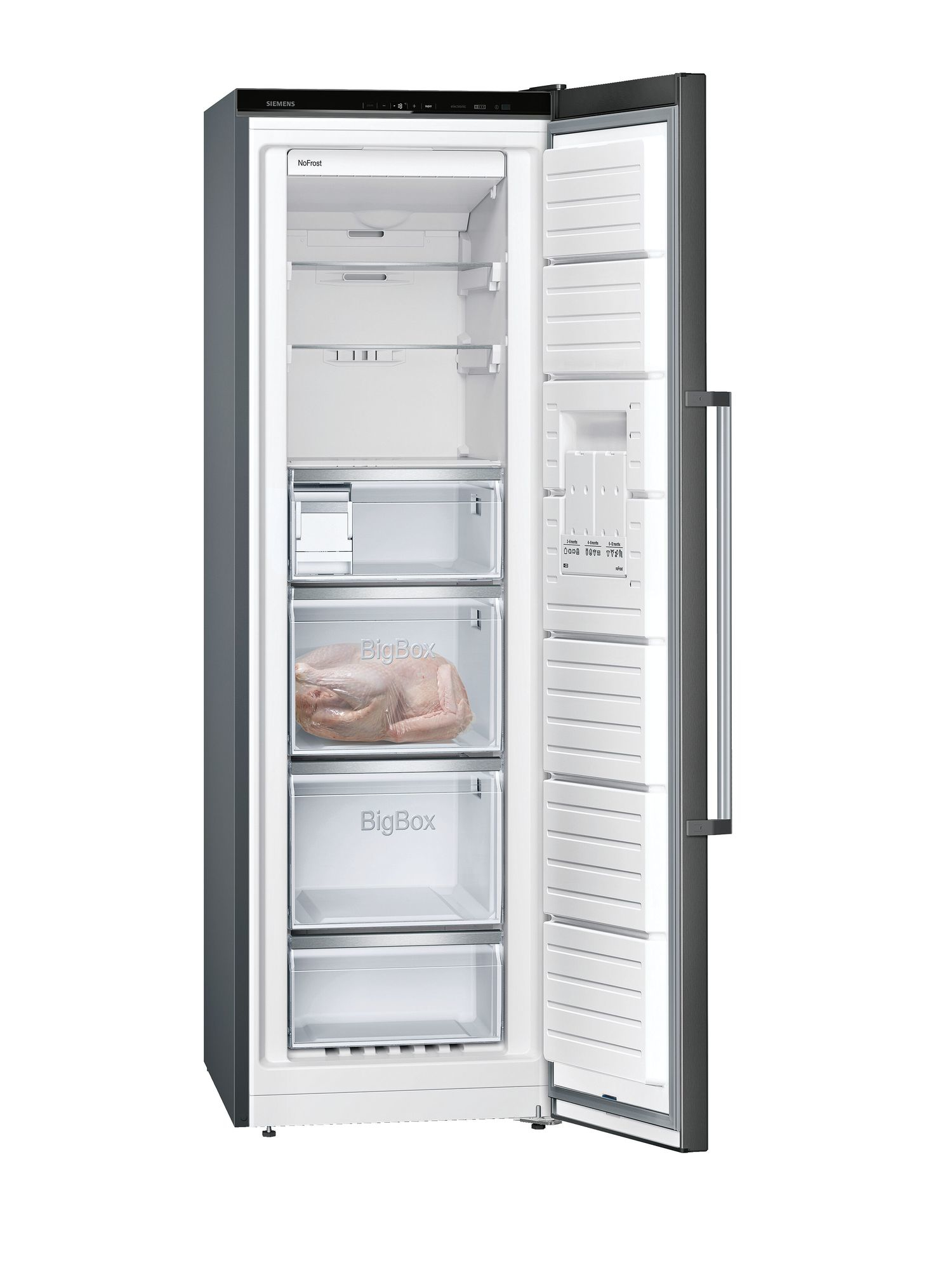 Siemens iQ500 GS36NAXEP congelatore Verticale Libera installazione 242 L E Nero - immagine 2