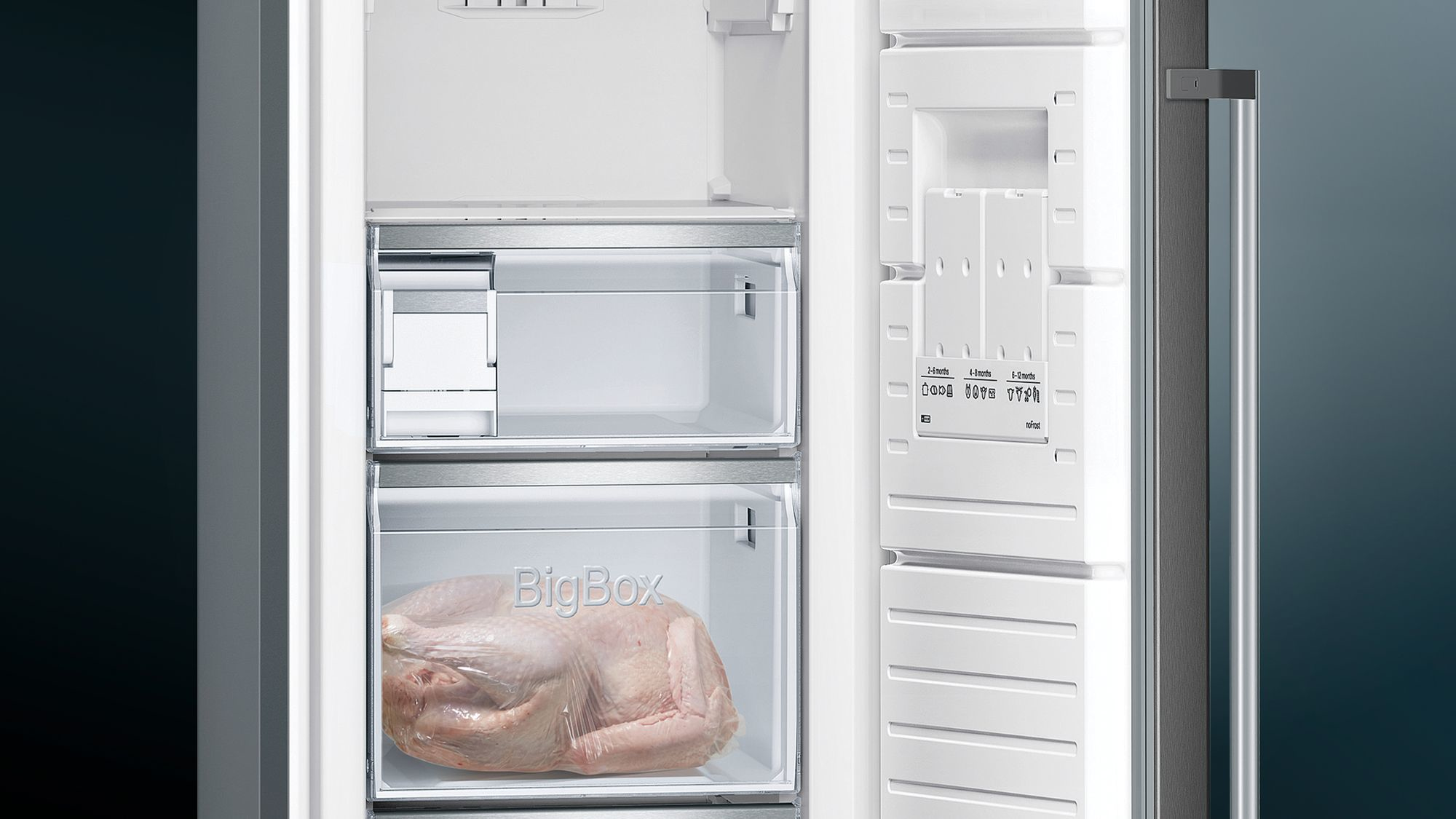 Siemens iQ500 GS36NAXEP congelatore Verticale Libera installazione 242 L E Nero - immagine 5