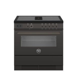 Bertazzoni 90 cm cucina Air-Tec con piano a induzione e cappa integrata, forno elettronico