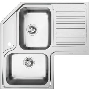 SMEG LL2A LAVELLO AD ANG 2V INX ILL2AD