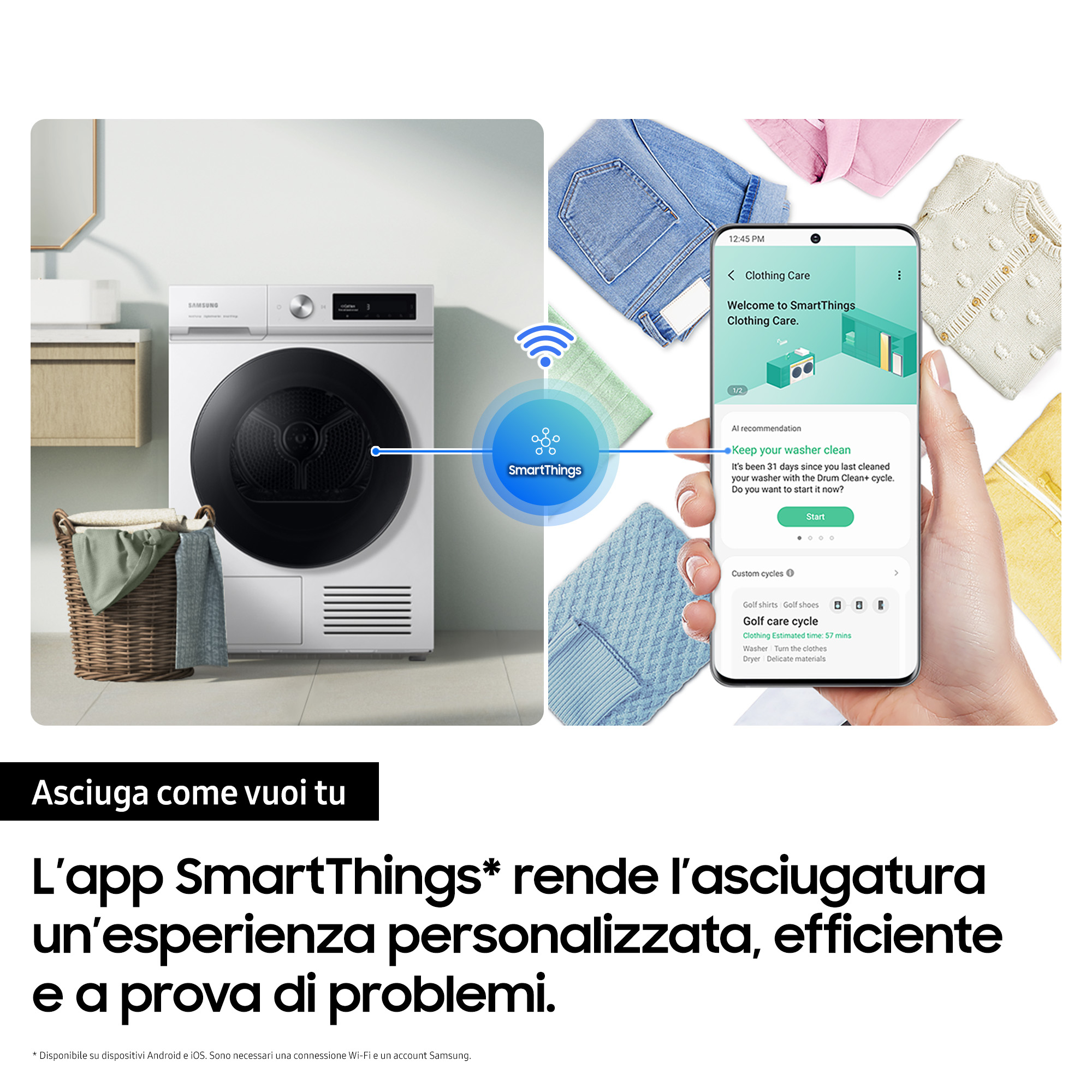Samsung Asciugatrice BESPOKE AI™ QuickDry 9Kg DV90BB7445GB - immagine 9