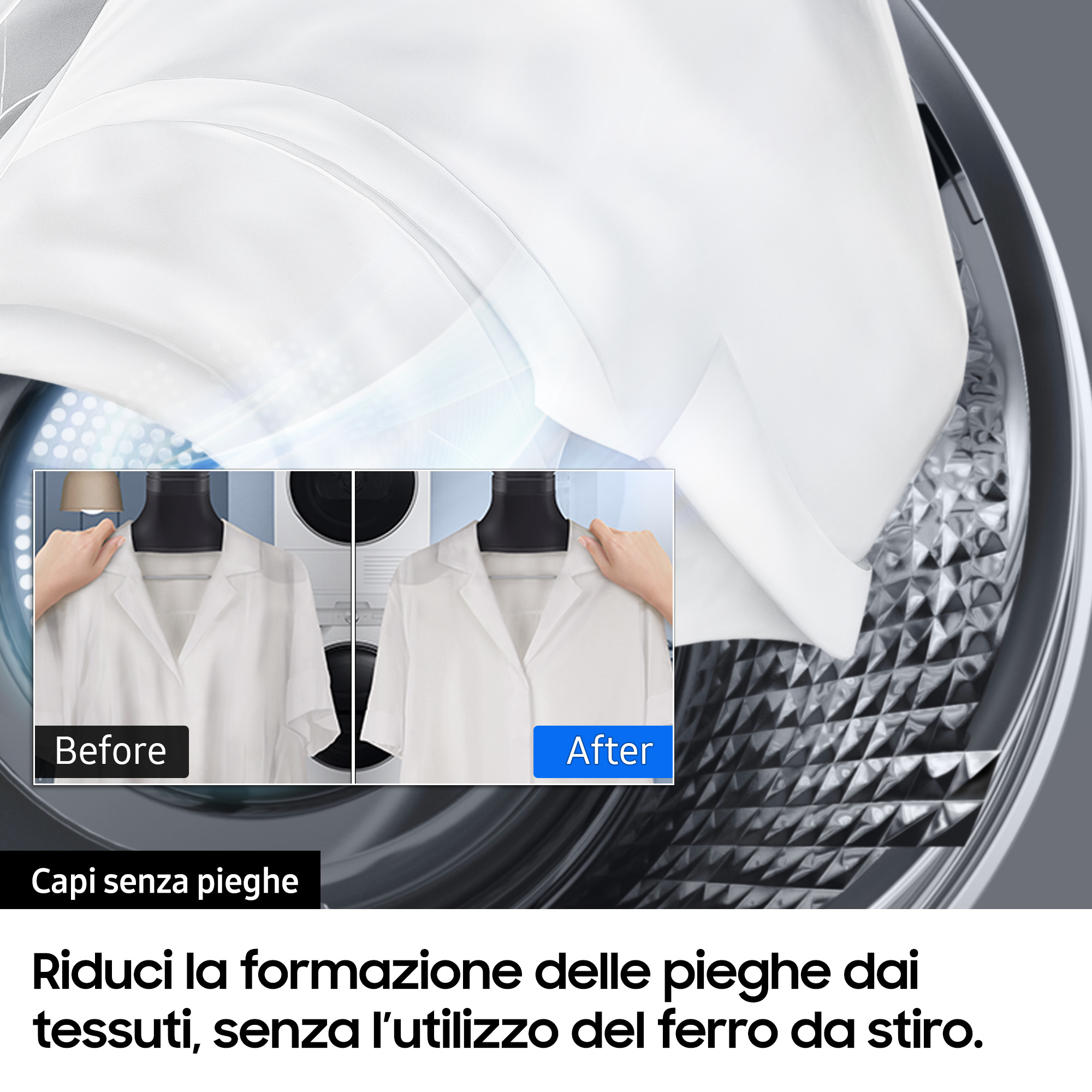 Samsung Asciugatrice BESPOKE AI™ QuickDry 9Kg DV90BB7445GB - immagine 7