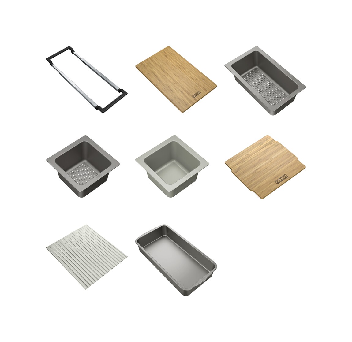 Franke ALL-IN KIT 5 ULTRA Kit 8 accessori per lavelli