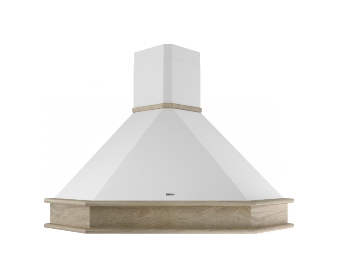 Franke FCC 90 NF Country Cappa ad angolo cm. 90 - bianco/legno - immagine 2