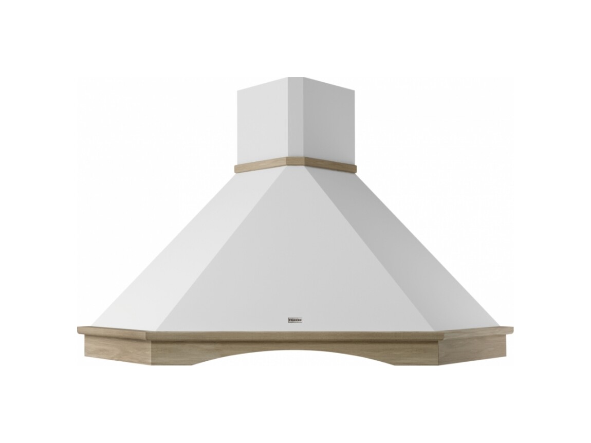 Franke FCC 90 NF Country Cappa ad angolo cm. 90 - bianco/legno