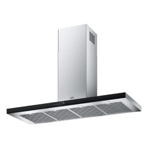 Franke FTLN H45 X/BK A120 Format Plus Cappa parete cm. 120 - inox satinato/cristallo nero