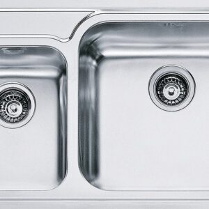 Franke GAX 620 Galassia Lavello 2 vasche incasso 86 x 50 - inox satinato