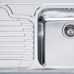 Franke GAX 611 Galassia Lavello 1 vasca incasso 100 x 50 con gocciolatoio sinistro - inox satinato
