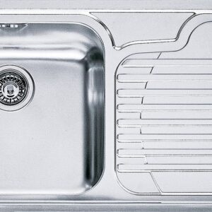 Franke GAX 611 Galassia Lavello 1 vasca incasso 100 x 50 con gocciolatoio destro - inox satinato