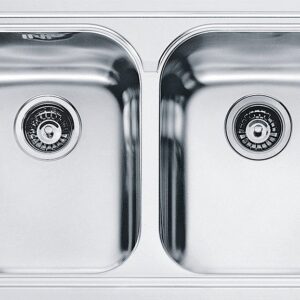 Franke AMX 620 Armonia Lavello 2 vasche incasso 86 x 50 - inox satinato