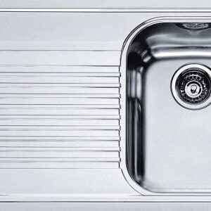 Franke AMX 611 Armonia Lavello 1 vasca incasso 86 x 50 con gocciolatoio sinistro - inox satinato