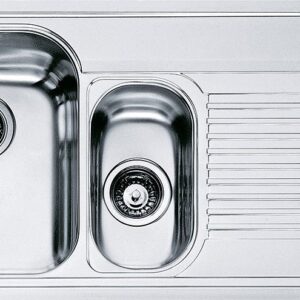 Franke AMX 651 Armonia Lavello 1 vasca e 1/2 incasso 100 x 50 con gocciolatoio destro - inox satinato