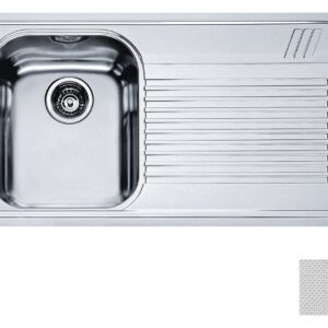 Franke AML 611 Armonia Lavello 1 vasca incasso 86 x 50 con gocciolatoio destro - dekor