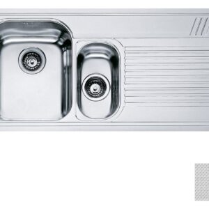Franke AML 651 Armonia Lavello 1 vasca e 1/2 incasso 100 x 50 con gocciolatoio destro - dekor