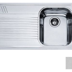 Franke AMT 611 Armonia Lavello 1 vasca incasso 86 x 50 con gocciolatoio sinistro - microdekor