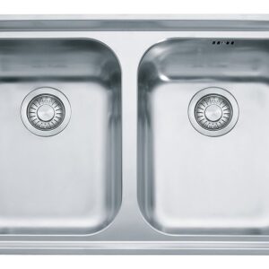 Franke NEX 620 Neptune Lavello 2 vasche incasso 86 x 51 - inox satinato