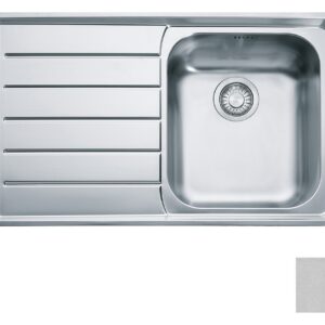 Franke NET 611 Neptune Lavello 1 vasca incasso 86 x 51 con gocciolatoio sinistro - microdekor