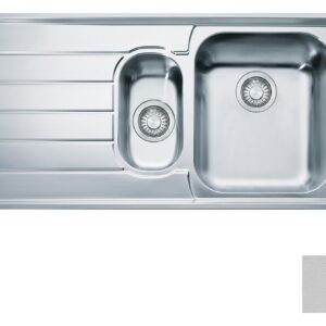 Franke NET 651 Neptune Lavello 1 vasca e 1/2 incasso 100 x 51 con gocciolatoio sinistro - microdekor