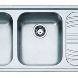 Franke RRX 621 Radar Lavello incasso 116 x 50 inox - gocciolatoio destro 85862962