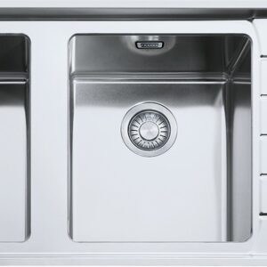 Franke NPX 621 Neptune Plus Lavello 2 vasche incasso 116 x 51 con gocciolatoio destro - inox satinato