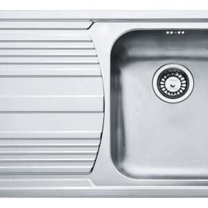 Franke LLX 611 Logica Line Lavello 1 vasca incasso 79 x 50 con gocciolatoio sinistro - inox satinato