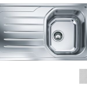 Franke OLL 611-L Onda Line Lavello 1 vasca incasso 86 x 50 con gocciolatoio sinistro - dekor