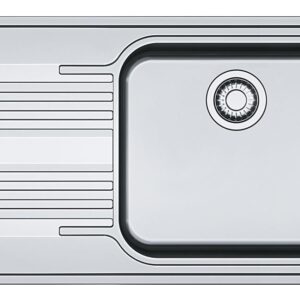 Franke SRX 611-86 LB Smart Lavello 1 vasca incasso 86 x 50 con gocciolatoio sinistro - inox satinato