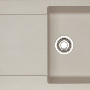 Franke MRG 611 Maris Lavello 1 vasca incasso 78 x 50 con gocciolatoio reversibile - sahara