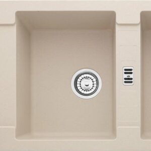 Franke MRG 621 Maris Lavello 2 vasche incasso 116 x 50 con gocciolatoio reversibile - sahara