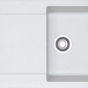 Franke MRG 611 Maris Lavello 1 vasca incasso 78 x 50 con gocciolatoio reversibile - bianco