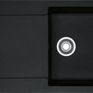 Franke MRG 611-L Maris Lavello 1 vasca incasso 97 x 50 con gocciolatoio reversibile - nero