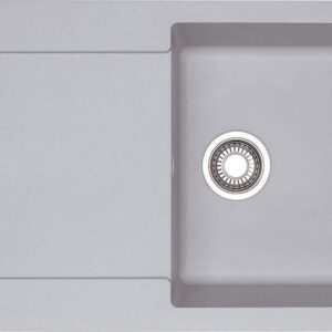 Franke MRG 611-L Maris Lavello 1 vasca incasso 97 x 50 con gocciolatoio reversibile - alluminio
