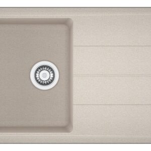 Franke BFG 611-78 Boston Lavello 1 vasca incasso 78 x 50 con gocciolatoio reversibile - sahara