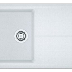 Franke BFG 611-78 Boston Lavello 1 vasca incasso 78 x 50 con gocciolatoio reversibile - bianco