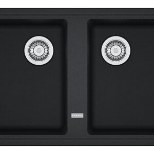 Franke BFG 620 Boston Lavello 2 vasche incasso 86 x 50 - nero