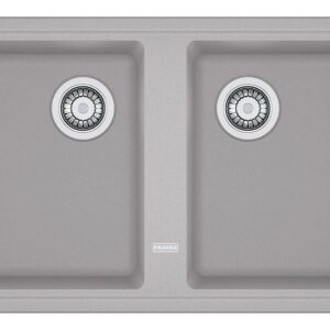 Franke BFG 620 Boston Lavello 2 vasche incasso 86 x 50 - alluminio