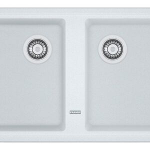 Franke BFG 620 Boston Lavello 2 vasche incasso 86 x 50 - bianco