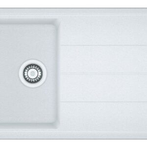 Franke BFG 611-86 Boston Lavello 1 vasca incasso 86 x 50 con gocciolatoio reversibile - bianco