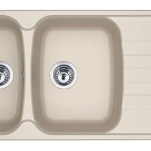 Franke AZG 621 Antea Lavello incasso 116 x 50 sahara - gocciolatoio reversibile