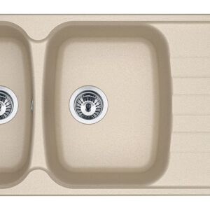 Franke AZG 621 Antea Lavello incasso 116 x 50 avena - gocciolatoio reversibile